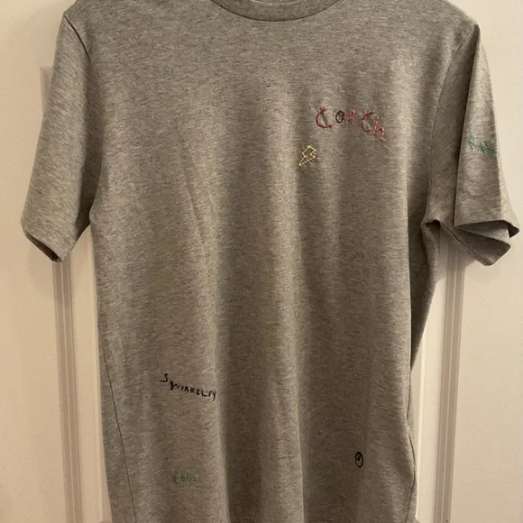 Coach Diary T-Shirt - NWT - Men’s Size Small - Heather Grey - Picture 3 of 12